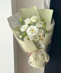 Bó hoa cát tường trắng Giản Đơn
